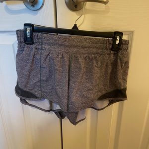 Lululemon grey hotty hot shorts